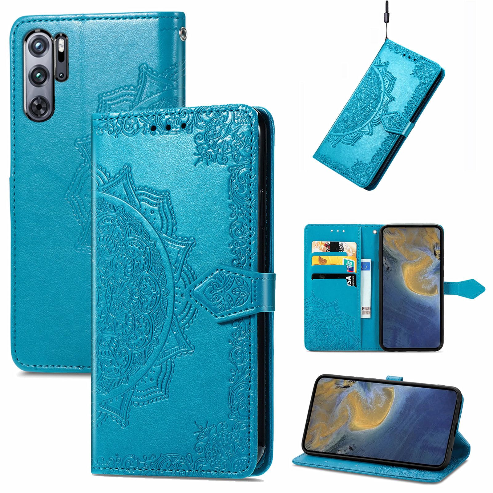 Amazon.co.jp: Tuxiwei For Red Magic 9Proケース ウォレット PUレザー